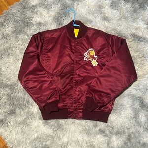 Vintage starter arizona state sparky letterman bomber jacket